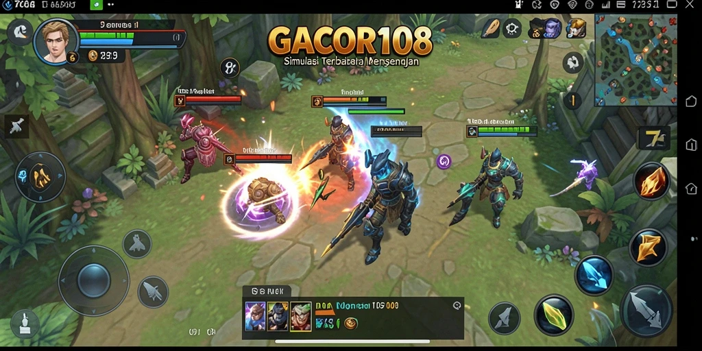 Tampilan gameplay menarik dalam GACOR108 yang menonjolkan elemen simulasi.