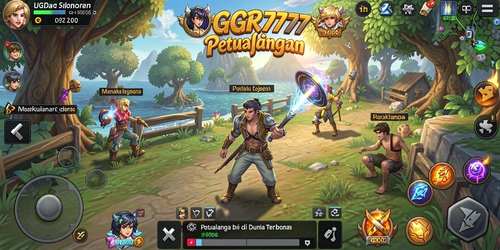Tangkapan layar gameplay GGR7777 yang penuh aksi dan petualangan.