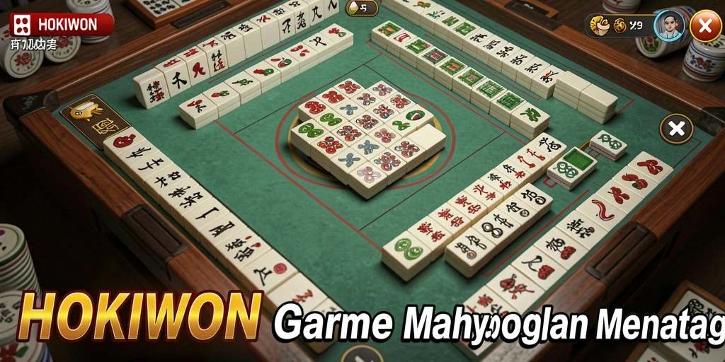 Tampilan gameplay Mahjong yang menarik dan penuh strategi.