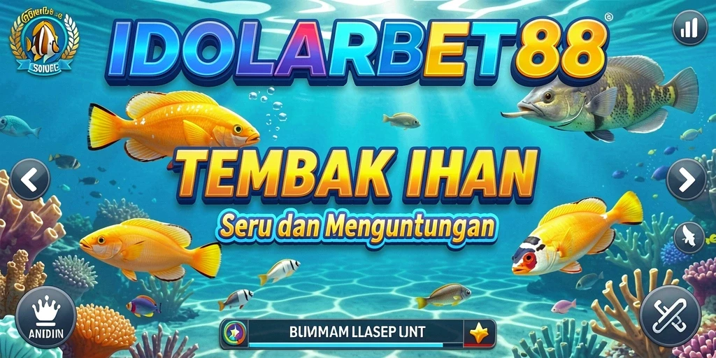 Tampilan screenshot utama <strong>IDOLABET88</strong> menampilkan aksi seru gameplay Tembak Ikan.