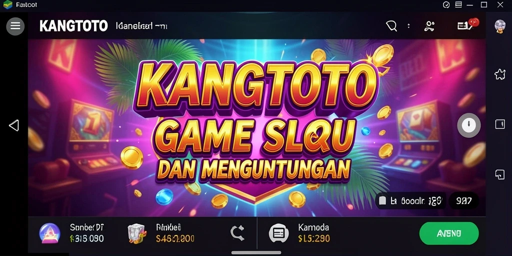 Screenshot gameplay KANGTOTO yang menampilkan momen kemenangan.