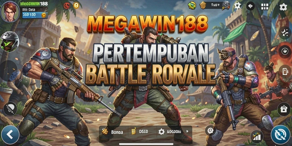 Tampilan gameplay seru di MEGAWIN188 saat pertempuran berlangsung.