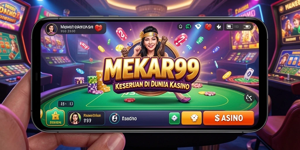 Tampilan menarik dari gameplay Kasino MEKAR99.