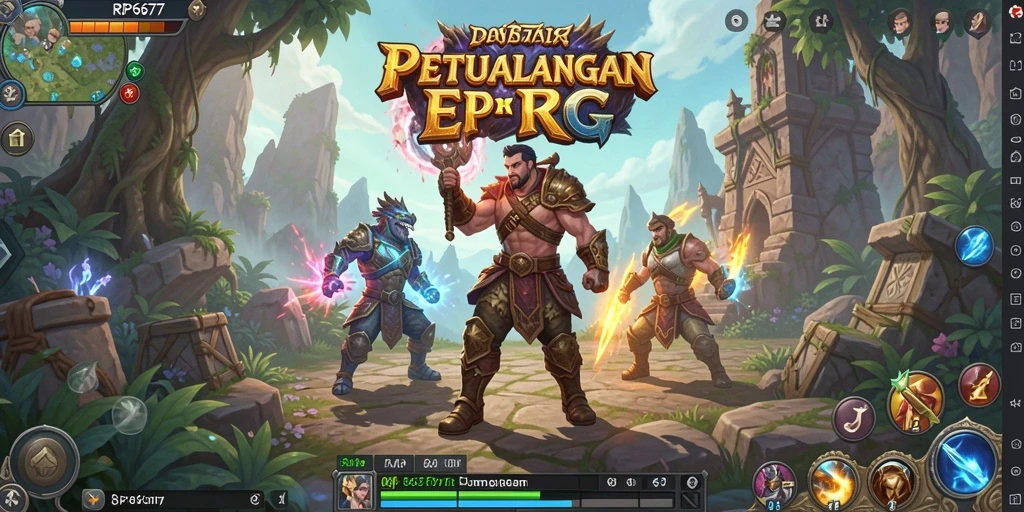 Tampilan menarik dari gameplay RPG yang seru.
