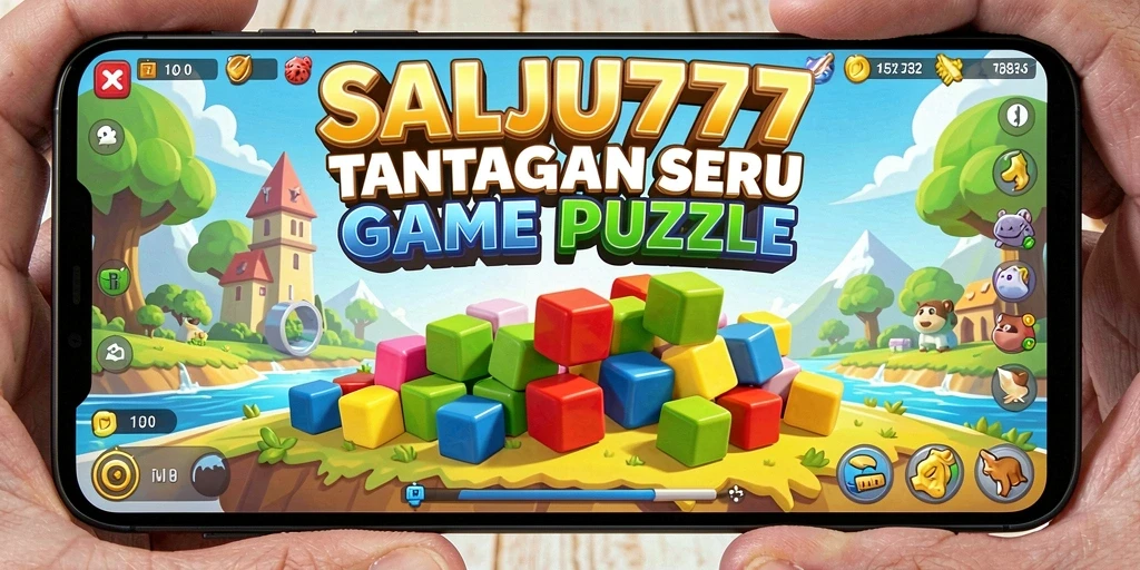 Screenshot menunjukkan gameplay menarik dari SALJU777 dengan berbagai teka-teki.
