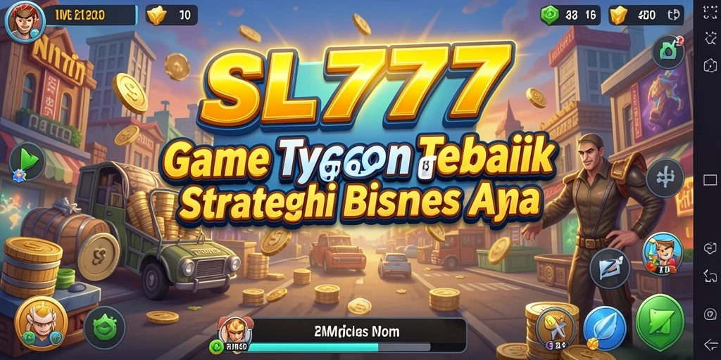 Screenshot gameplay SL777 menampilkan simulasi bisnis yang menegangkan.