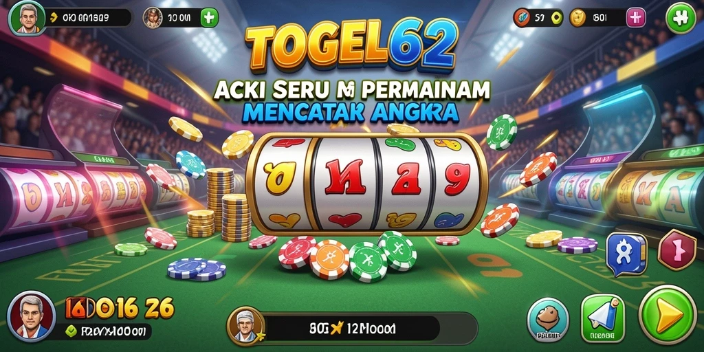 Tampilan menegangkan dari gameplay TOGEL62 yang menantang pemain.
