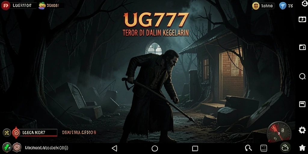 Menampilkan momen menegangkan dari gameplay UG777.